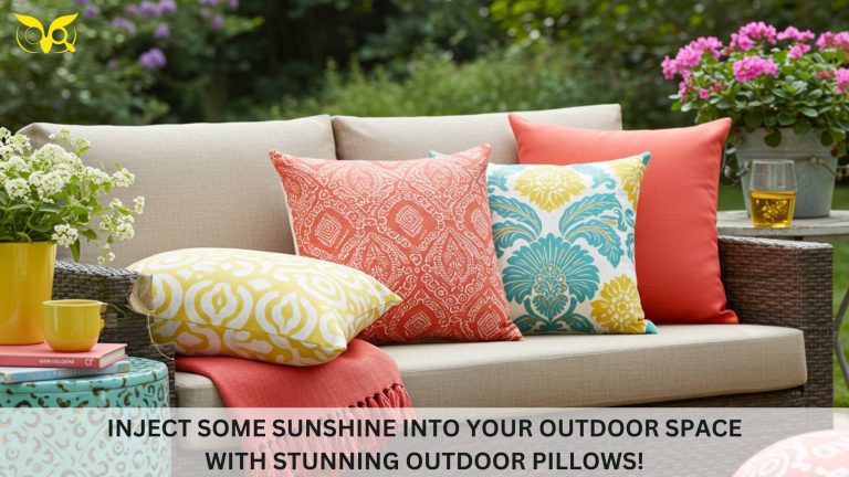 Inject Some Sunshine into Your Outdoor Space with Stunning Outdoor Pillows!