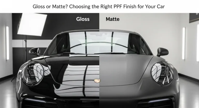 Gloss or Matte? Choosing the Right PPF Finish for Your Car