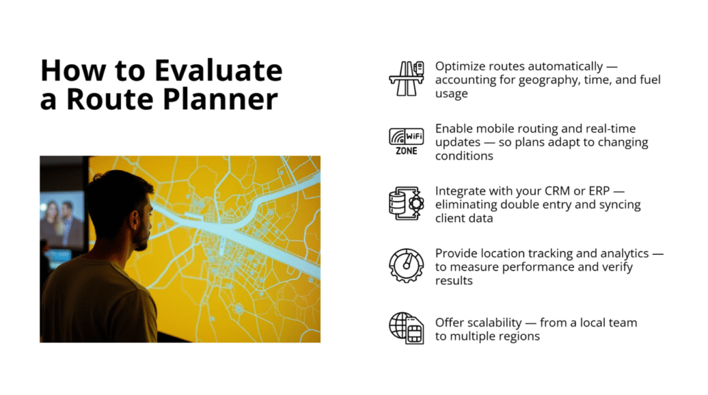 How to Evaluate a Route Planner