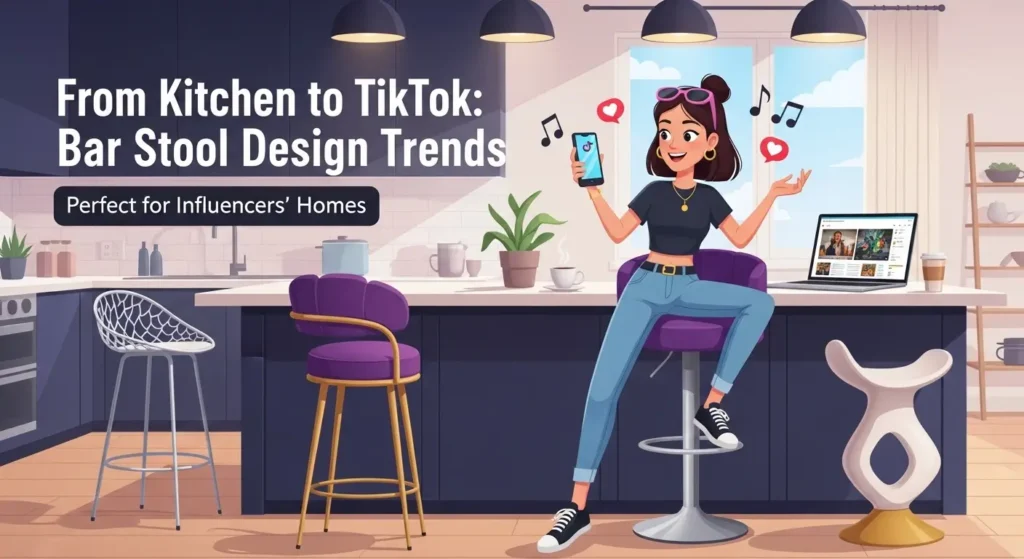 From Kitchen to TikTok Bar Stool Design Trends Perfect for Influencers’ Homes