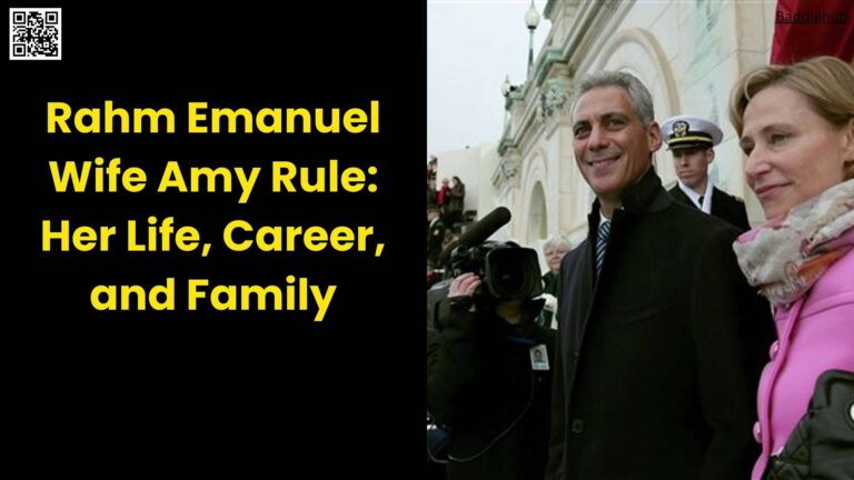 Rahm Emanuel Wife Amy Rule Her Life, Career, and Family