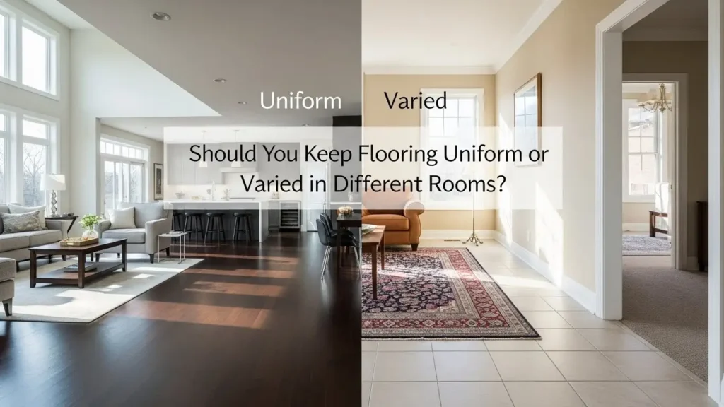 Should You Keep Flooring Uniform or Varied in Different Rooms