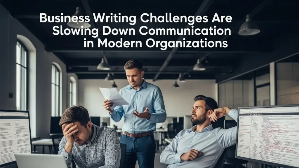 Business Writing Challenges Are Slowing Down Communication in Modern Organizations