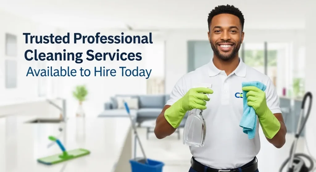 Trusted Professional Cleaning Services Available to Hire Today