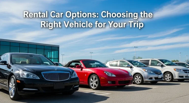 Rental Car Options: Choosing the Right Vehicle for Your Trip