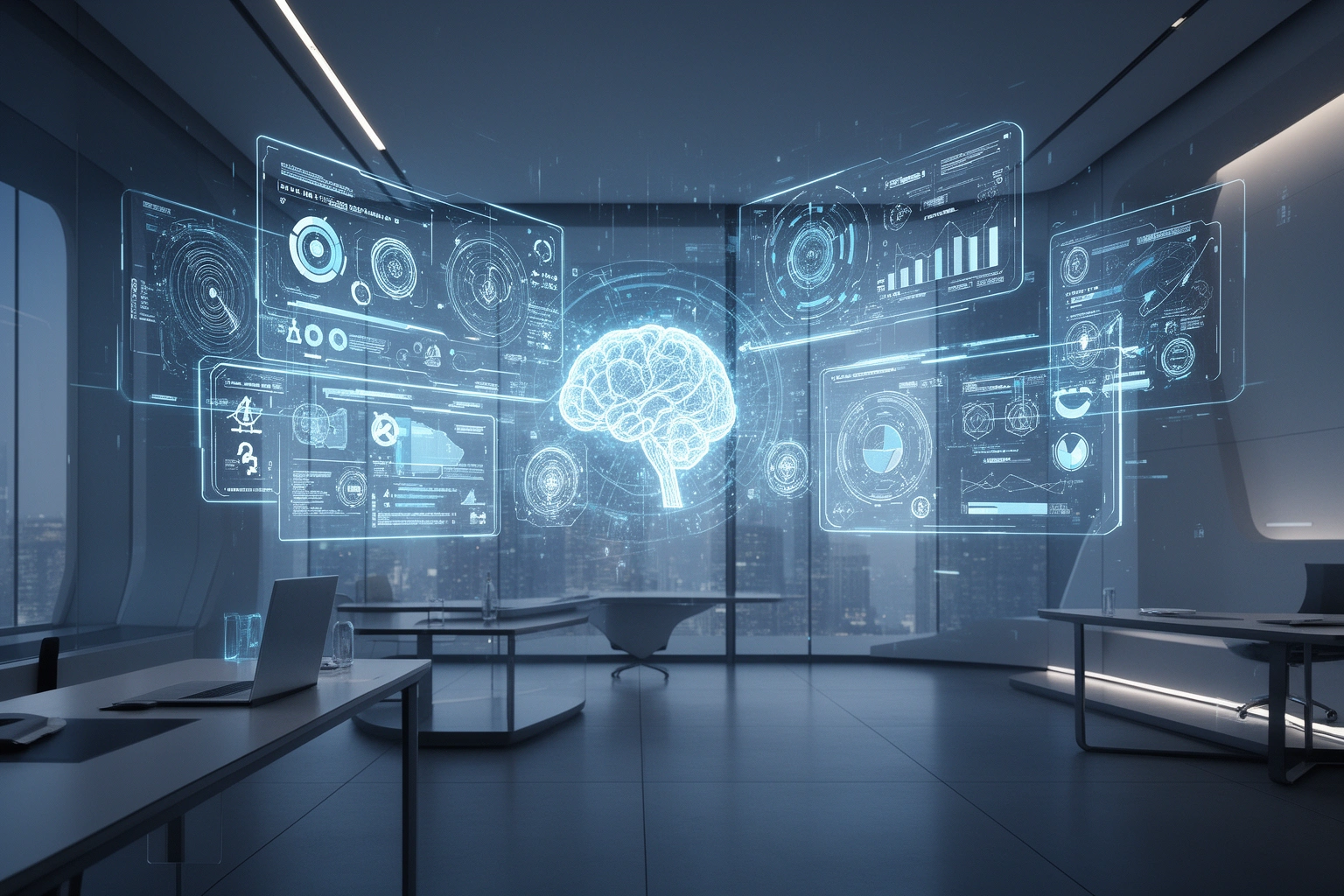 AI startup ecosystem USA venture capital technology 2026 futuristic office