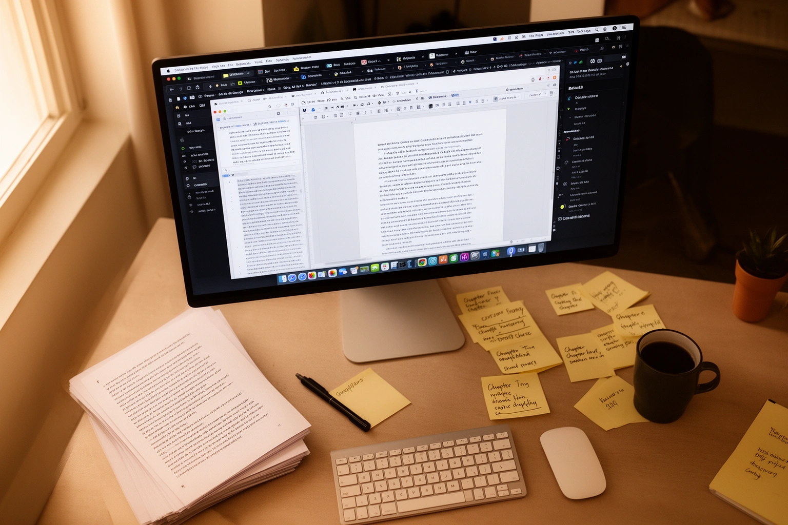 Book writing software comparison — Scrivener Microsoft Word Google Docs alternatives for authors