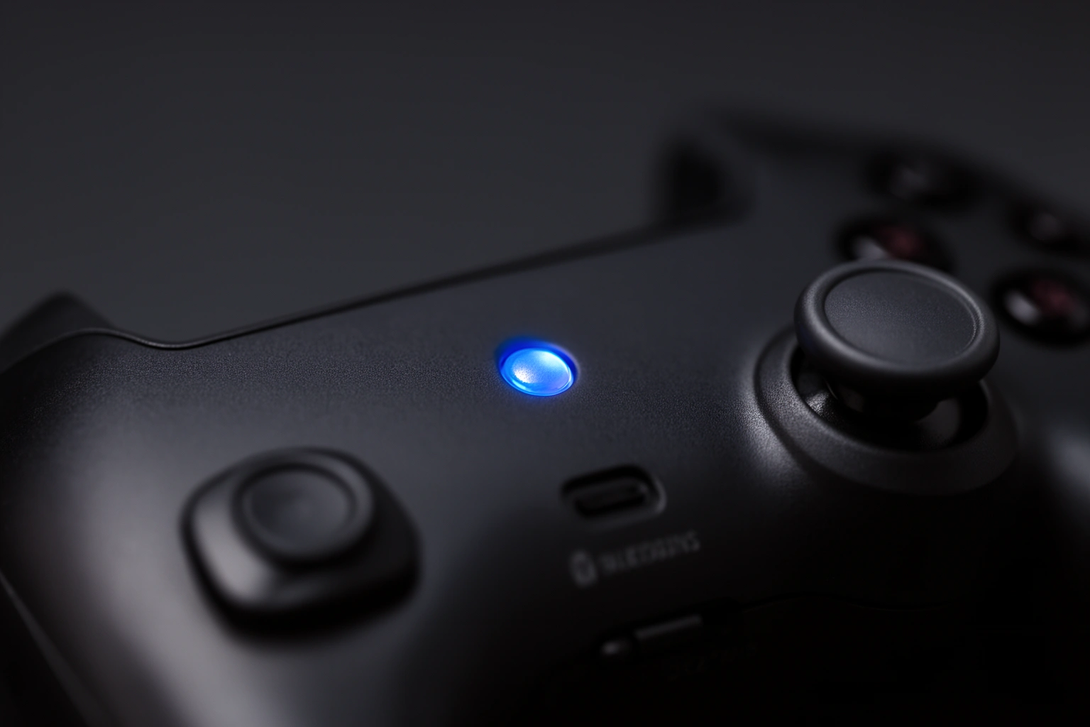 hssgamepad bluetooth pairing mode indicator light glowing blue