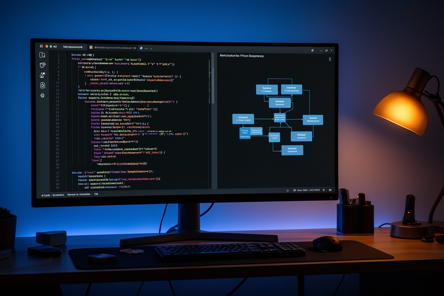 oxzep7 software python development environment code editor microservices architecture