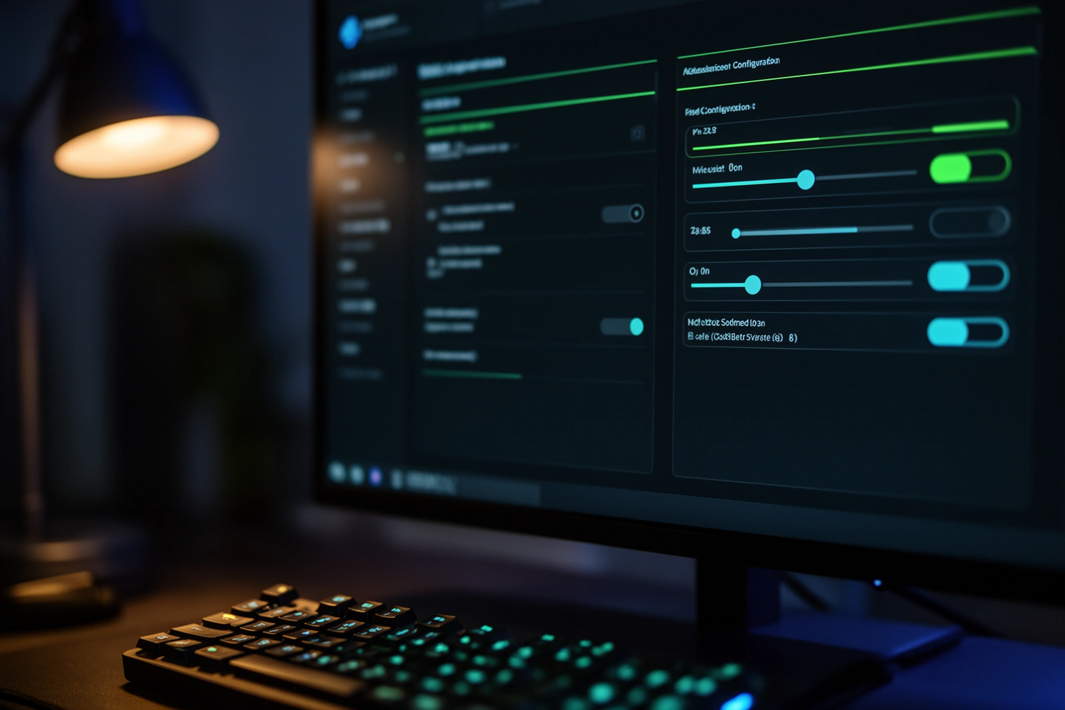 Gaming mod configuration interface showing script extender settings and conditional trigger options for LCFTechMods