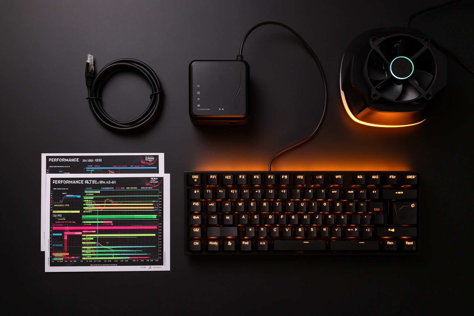 Network optimization and performance benchmarking tools for LCFTechMods gaming setup