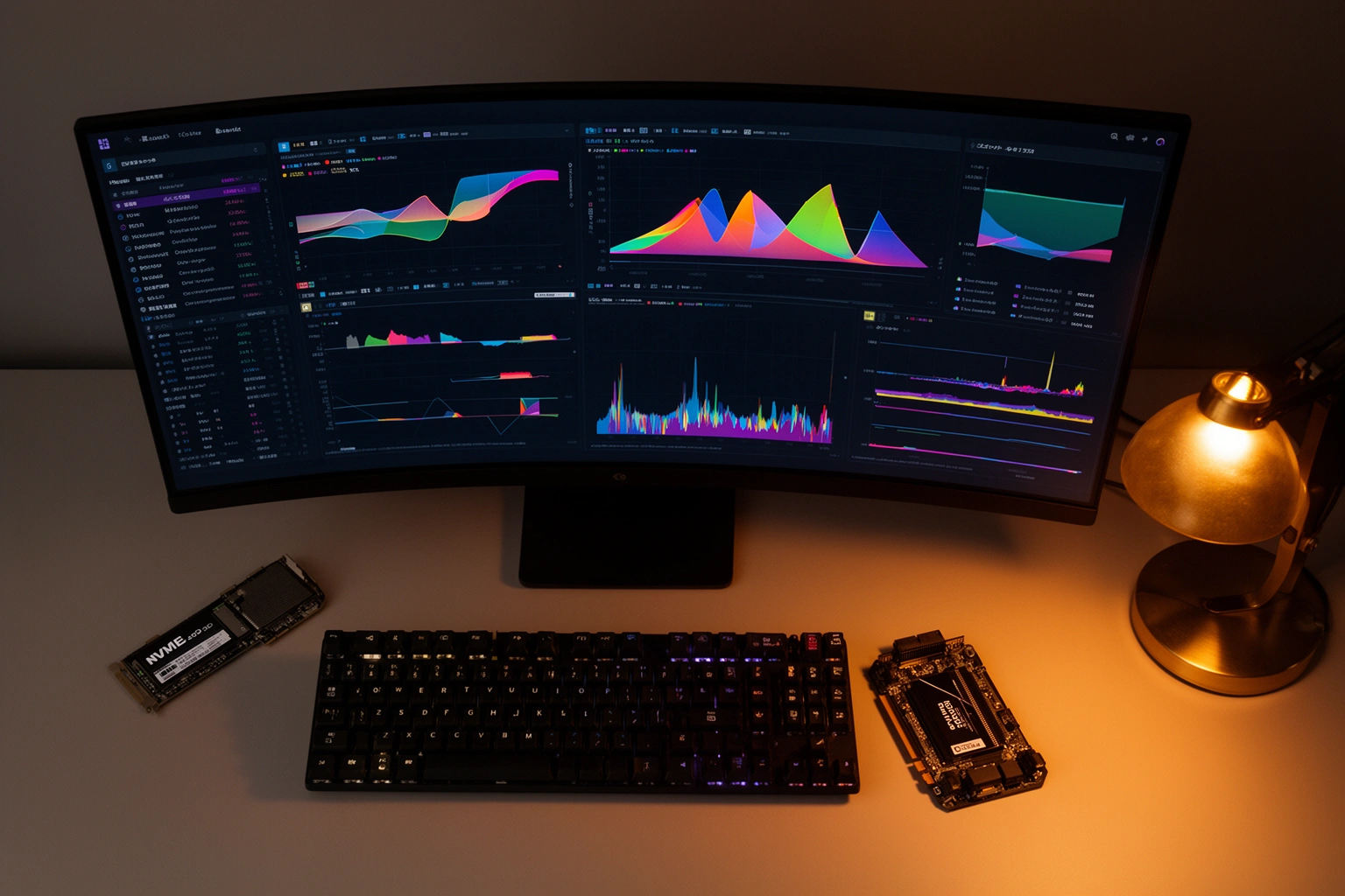 418dsg7 Python real-time analytics dashboard with performance benchmarks and data visualization charts
