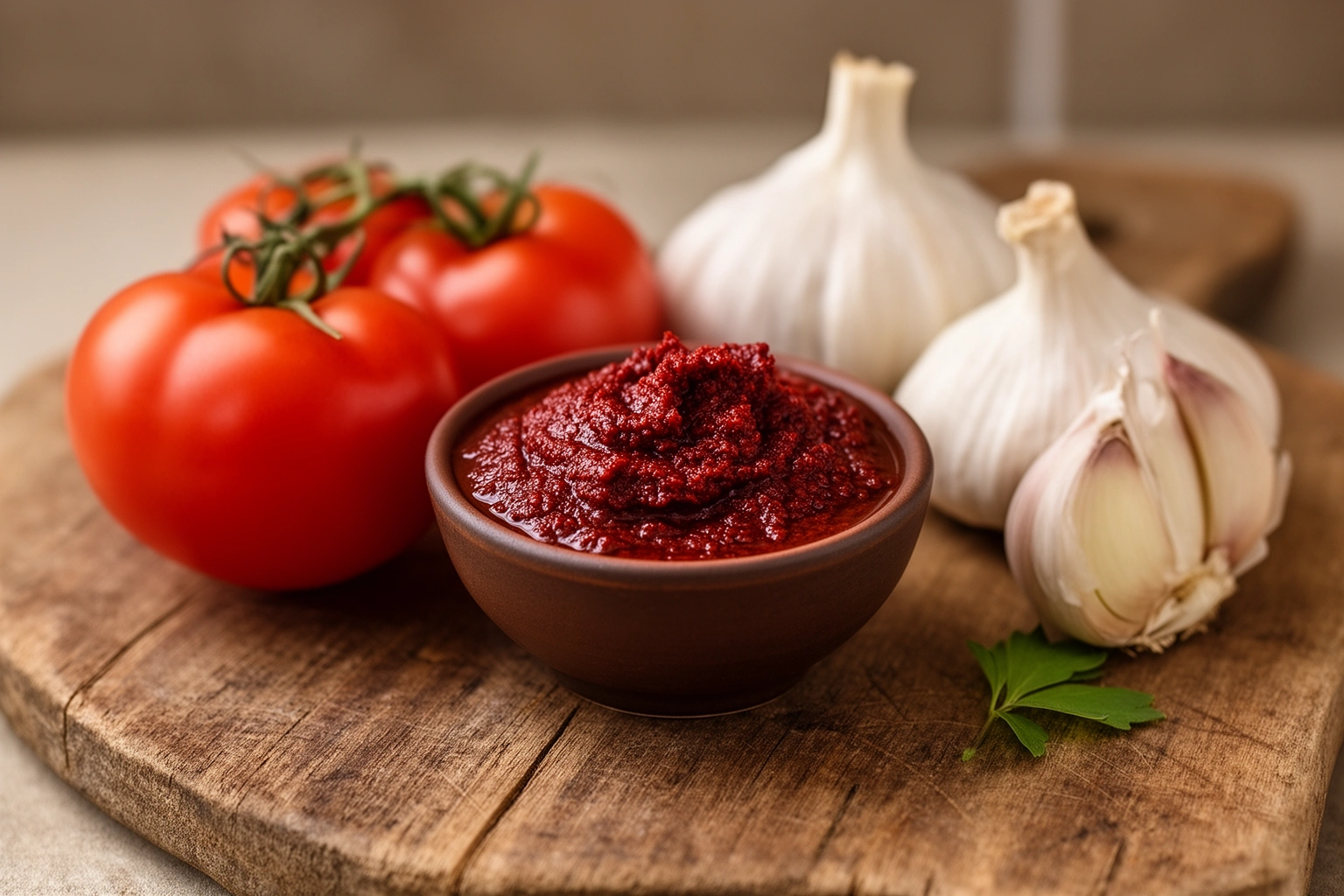 Aji panca chili paste Peruvian cooking ingredient concept