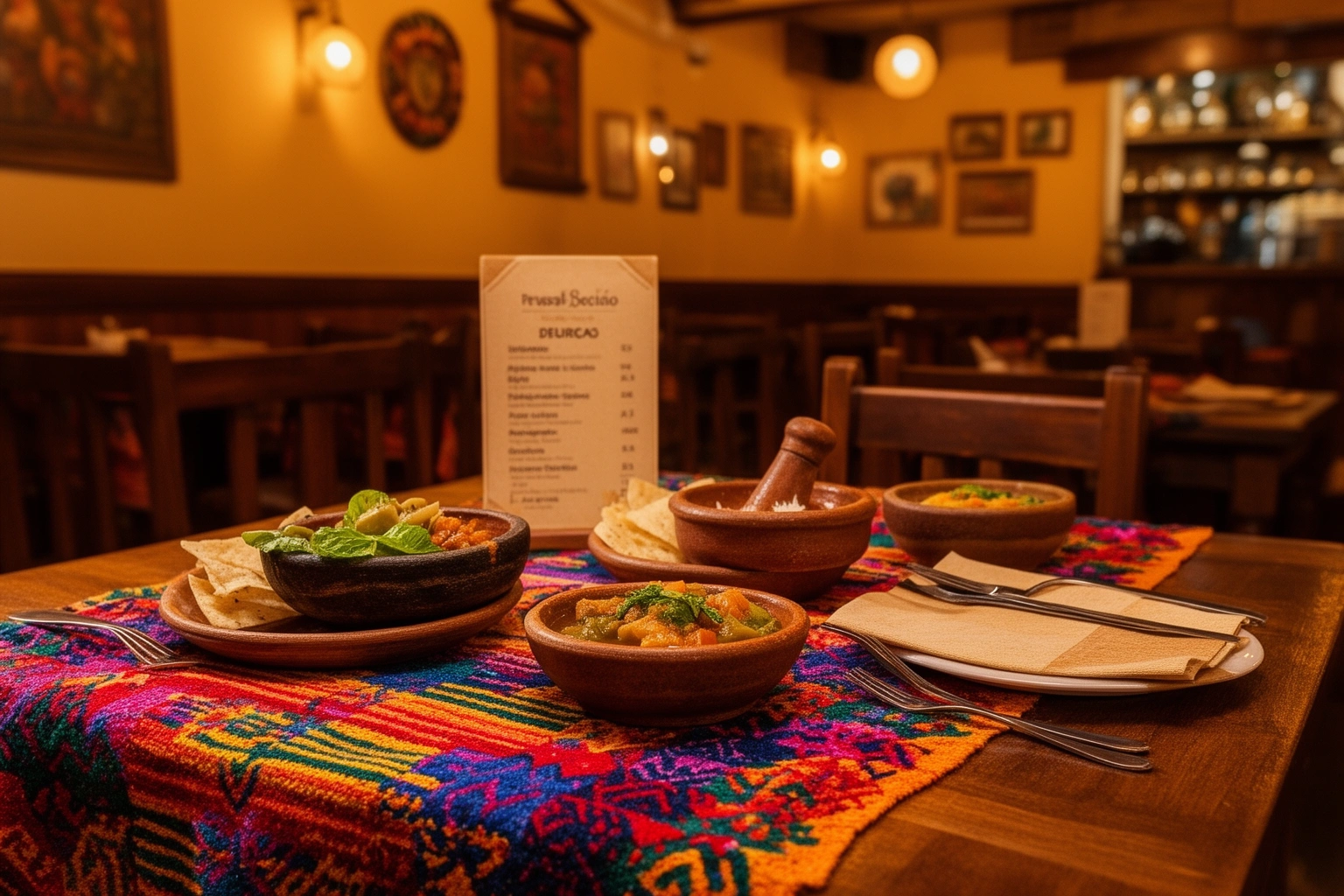 Peruvian restaurant menu authentic dishes lomo saltado causa