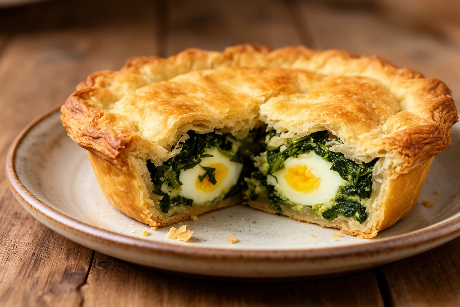 Best tarta de acelga near me Swiss chard savory pie slice